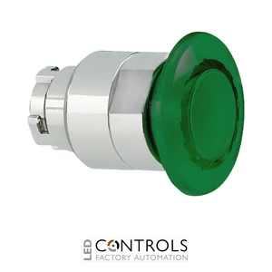 8LM2TBL6243 - LATCH TURN RELEASE 40MM GREEN MUSHROOM H