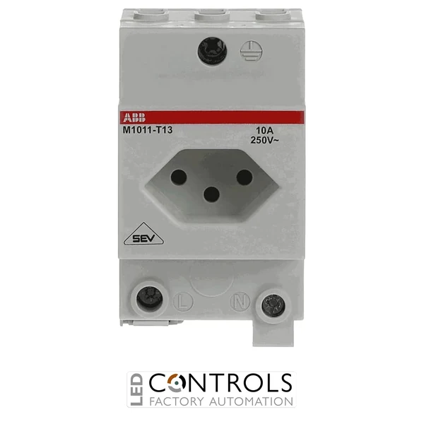 2CSM220685R0721 ABB M1011-T13 Swiss Type 13 Modular Socket Single-Phase 10 A Grey
