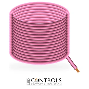 Eland Tri-rated Panel Wire H07V2-K 1.5mm² Pink – 100m Drum