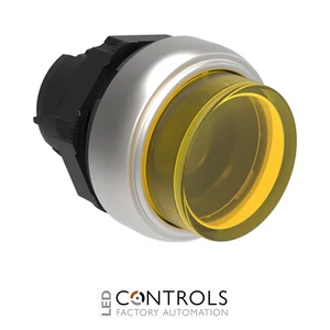 LOVATO LPCBL205 YELLOW EXTENDED ILLUMINATED PUSH-BUTTON