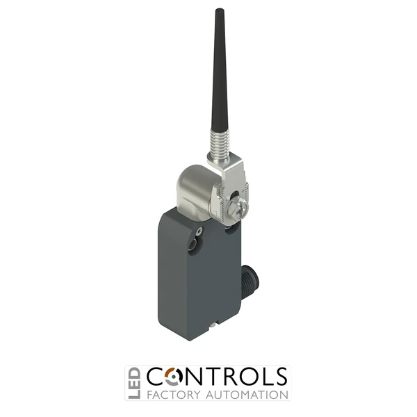 NF B112LL-DMK Pizzato Modular prewired switch with metal revolving lever with flexible adjustable rod