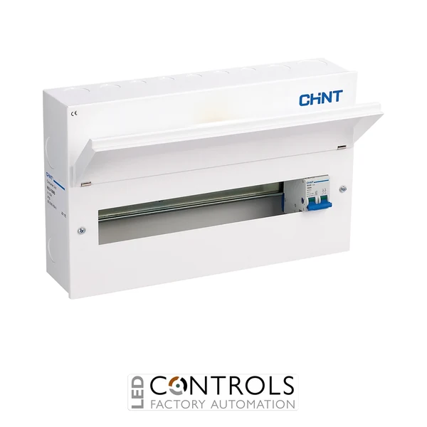 nx3-18ms chint 16 available ways with 100a main switch metal consumer unit