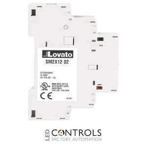 SM2X1202 Lovato side mount auxiliary contact 2nc