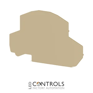 EPPFD4BEIGE IMO End Plate for PFD4 (OLD TYPE)