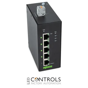 852-1411/000-001 Wago Industrial-ECO-Switch;5-port 1000Base-T;4 * Power over Ethernet