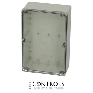 7022811 Fibox PCT 162409 Enclosure, Polycarbonate Clear transparent cover