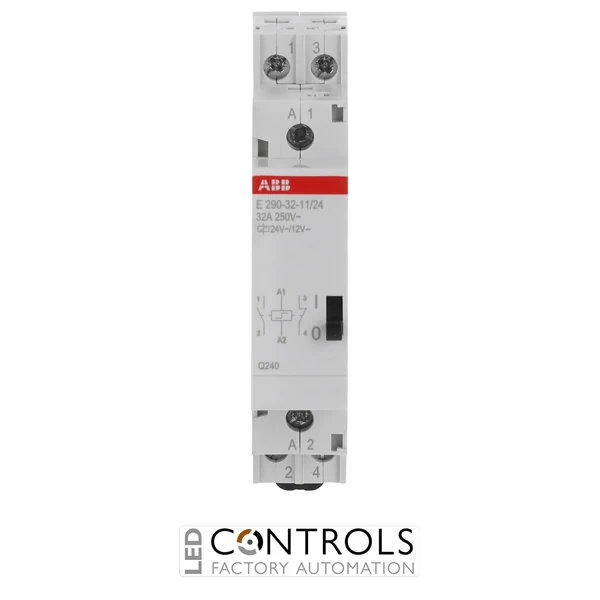 2TAZ322000R2043 ABB E290-32-11/24 Latching Relay 1NO/1NC 32 A