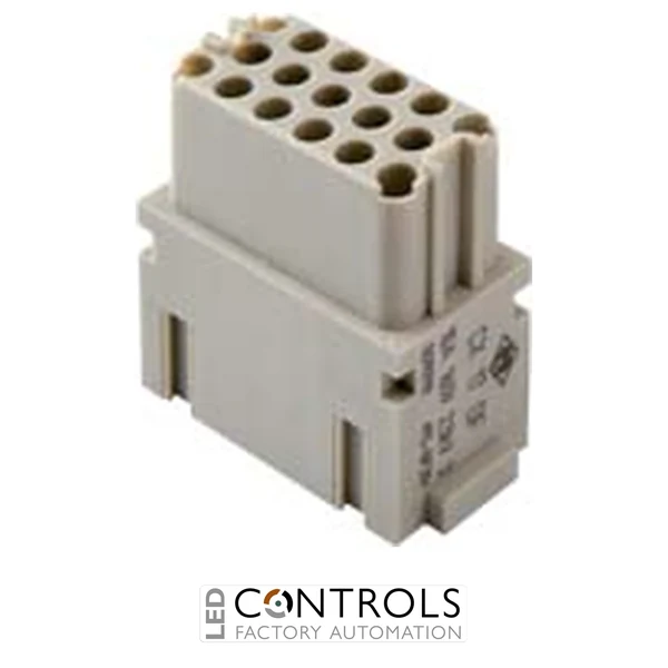 CX17DF Ilme Female modular unit 17 pole 10 amp crimp