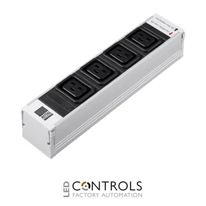 DK7856.230 Rittal Plus socket module C19 4-way black non-switchable