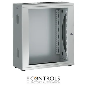 DK7507.030 Rittal FlatBox WHD: 600x758x400mm 15 U with 482.6mm (19") mounting frame