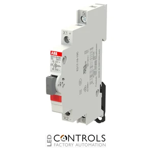 2CCA703166R0001 ABB E217-16-10C220 Pushbutton 1NO 16 A Red LED - image 2