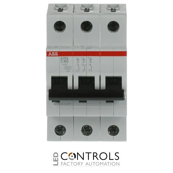 S203-C40 Miniature Circuit Breaker - 3P - C - 40 A