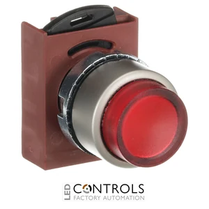 1SFA184501R9101 ABB P9MPLRSD Red Illuminated Extended Momentary Pushbutton