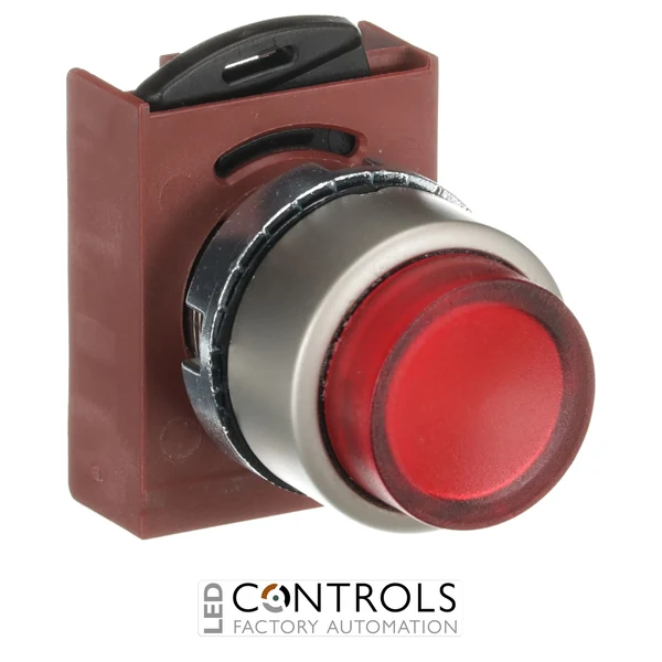 1SFA184501R9101 ABB P9MPLRSD Red Illuminated Extended Momentary Pushbutton