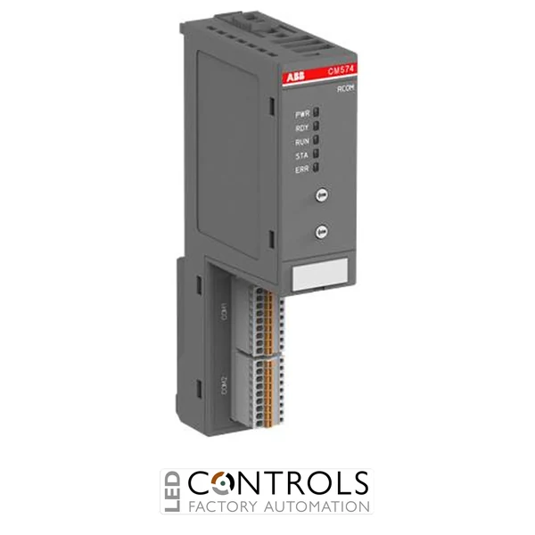 ABB cm574-rs:ac500,communication module 2xrs-232/485 free configurable serial interface module