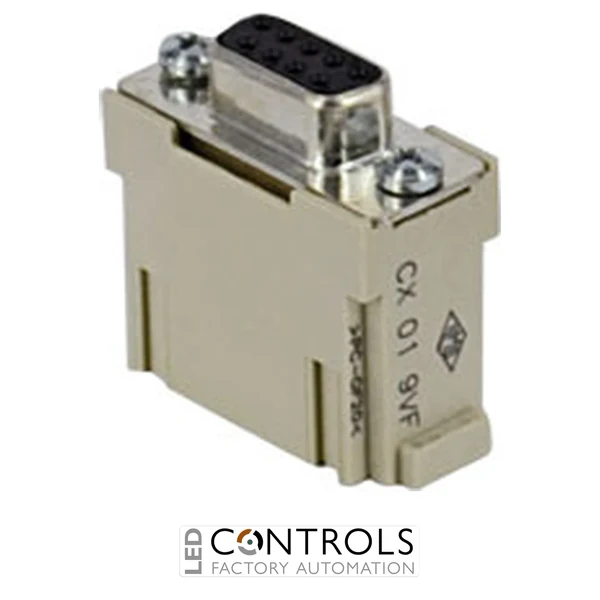 CX019VF Ilme Female insert 9 pole 5 amp crimp D-Sub