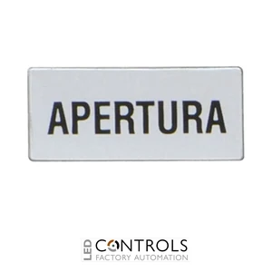 8LM2TAI211 - """SELECTOR LABEL """"APERTURA"""""""