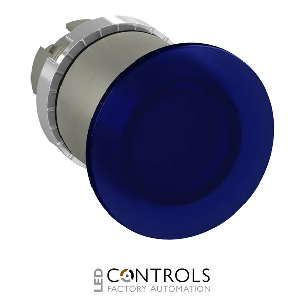 1SFA184566R9104 ABB P9MET4LL1 Blue 40 mm Illuminated Maintained Mushroom Pushbutton