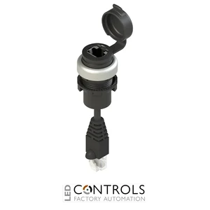 E2 1RJ459BN1.5 Pizzato RJ45 socket EROUND series