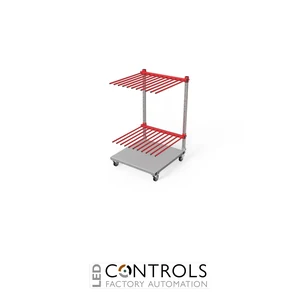 ETT500 nVent Hoffman Storage and transportation trolley, ETT, 1500x1000x1000, Graphite Grey, Mild Steel