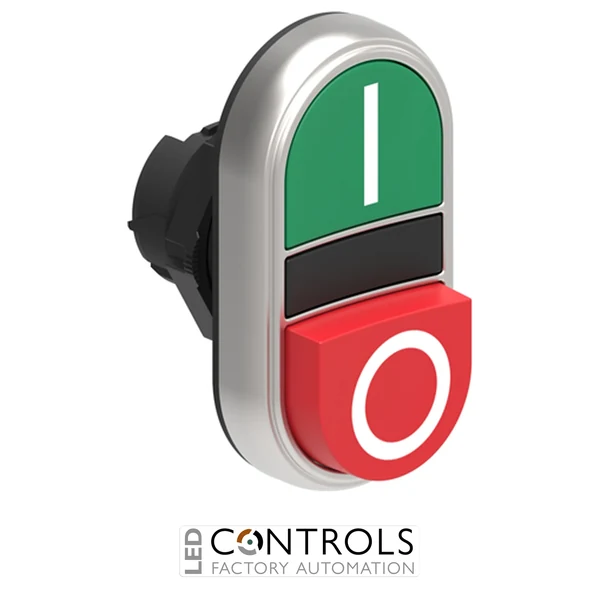 LOVATO LPCB7223 DOUBLE BTN ACTUATOR GREEN-RED without adaptor