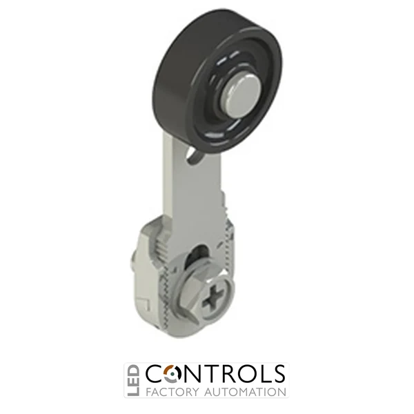 VN A00KF Pizzato Adjustable straight metal revolving lever with technopolymer roller ? 20 mm