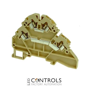 SCD2.5BEIGE IMO Spring Clamp Terminal 2.5mm, 600V, 20A, Double Deck