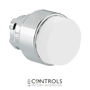 8LM2TB208 - WHITE EXTENDED BUTTON ACTUATOR