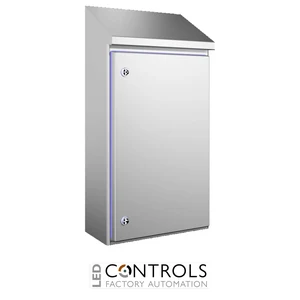 HD1308.600 Rittal Compact enclosure WHD: 390x650(H1)x769(H2)x210mm Stainless steel