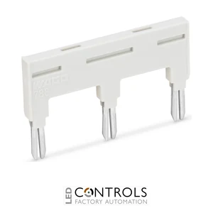 788-114 Wago Jumper;for jumper slot;3-way;light gray