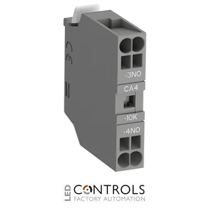 1SBN010160R1010 ABB CA4-10K Auxiliary Contact Block 1NO Front Mount