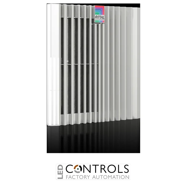 SK3240.400 Rittal SK Blue E+ Outlet Filter, Emc, For Fan-And-Filter Units 3240.8XX/3241.8XX, WxH 255 X 255 mm, Ral 7035