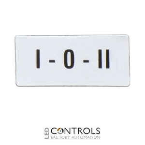 8LM2TAU205 - """SELECTOR LABEL """"I-O-II"""""""