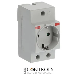 2CSM210000R0721 ABB M1175 German Schuko Grey Modular Socket 16A 250V AC - image 3