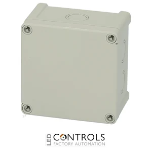 5824021 Fibox TPCM 111107 Enclosure, Polycarbonate, metric knock-outs Grey cover