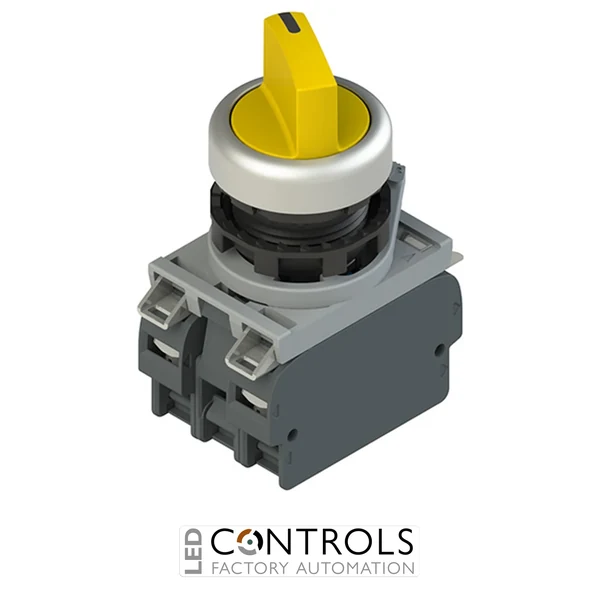 E2 AC-DXBC2283 Pizzato Complete unit with illuminated 4 positions selector, fixing adapter and contacts