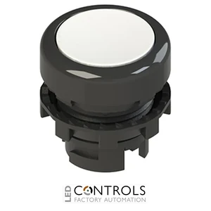 E2 1PU2R2210-T6 Pizzato Spring-return white flush pushbutton