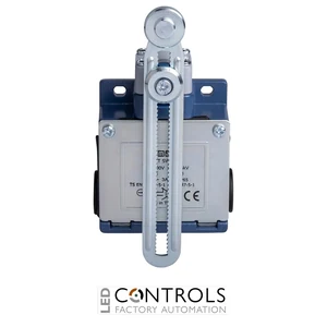 EMAS L53K13MEM123 EMAS L53 SERIES LIMIT SW. SNAP ACTION 1NC+1NO LONG METAL ROLLER - image 3