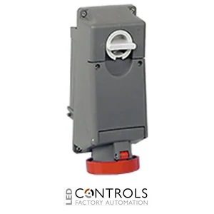 TM6364SSP ilme interlocked Switched socket 63 amp 415v 4p IP67 without backbox