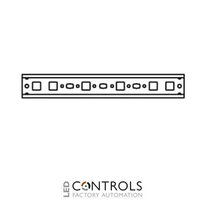 2CPX062319R9999 ABB ED1P30 DIN Rail 1PW 35 × 15 mm 244 mm Pack of 30 - image 2