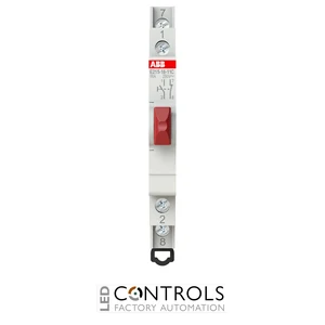 2CCA703151R0001 ABB E215-16-11C Pushbutton 1NO/1NC 16 A Red