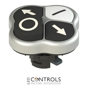E2 1PQLA9QAAE Pizzato Quadruple pushbutton