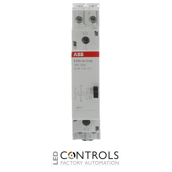 2TAZ312000R2033 ABB E290-16-11/48 Latching Relay 1NO/1NC 16 A