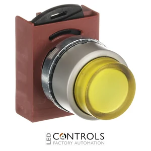 1SFA184503R9103 ABB P9MPLGSD P9M Yellow Extended Illuminated Momentary Pushbutton - image 3