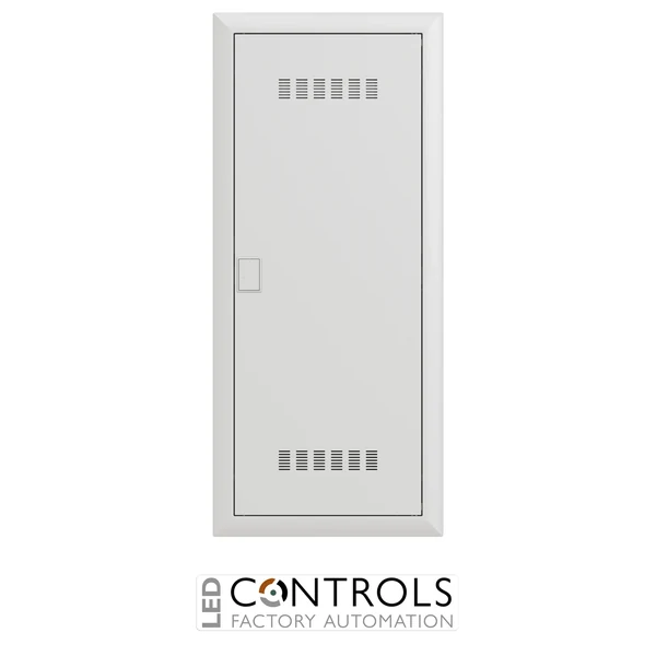 2CPX031399R9999 ABB UK663CV UK600 Flush-Mounted Combination Enclosure with Ventilated Door 3-Row RAL 9016