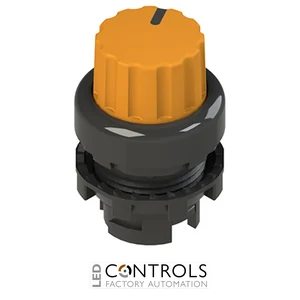 E2 1SE42ACA81AB Pizzato Knob selector, 2 positions orange with marking