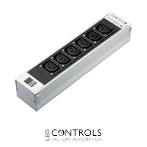 DK7859.120 Rittal Plus socket module C13 6-way black not switchable with LED