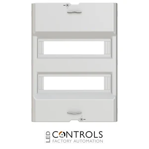 2CPX031124R9999 ABB UZA624 UK600 Two-Row Device Cover with Quick-Action Screws 24 Module RAL 9016 White