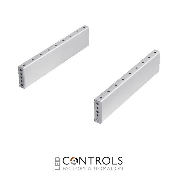 TS8601.085 Rittal Trim panel sides H: 100mm W: 800mm RAL 7035 sheet steel