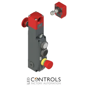 NG 2D7E321D-F31 Pizzato NG series safety switch with lock and integrated control devices, with actuator